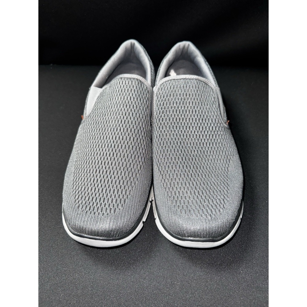Skechers Equalizer Dual Lite Slip On Shoes Gray Memory Foam Men's Size 11.5 - Picture 2 of 9